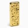 Gas lighter, 0.7 x 2.5 x 6.5 cm, gold