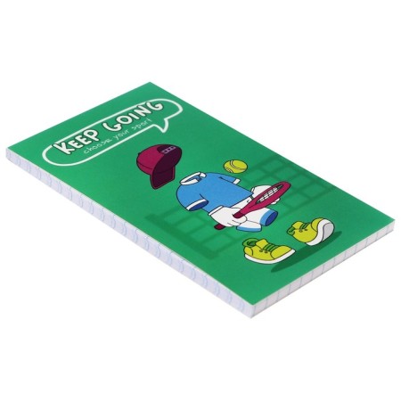 Notepad7.48 Listenclies "Your Sport", cover coated cardboard, block 60 g/m2, mix-1