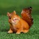 Garden figure "Squirrel" 9x5.5x8.5cm