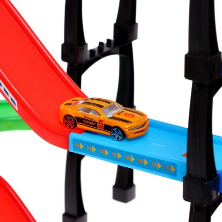 Megaparking garage, 3 metal machines, accessories-7