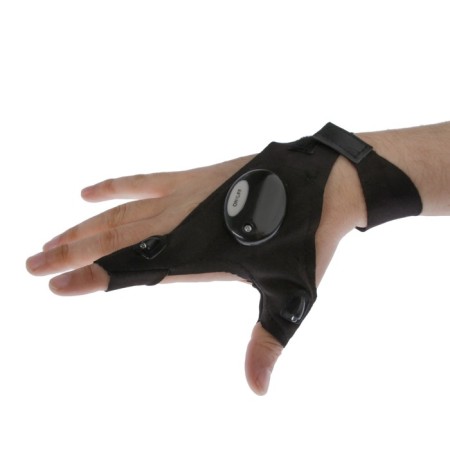 Two LED repair glove, black