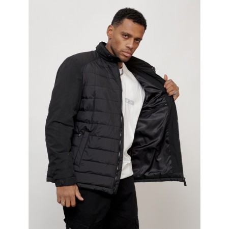 Male spring jacket, size 58, black color-12