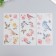 Stickers "birds in roses" set of 3 sheets 10x20 cm