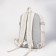 School backpack from textiles, 6 pockets, milk color