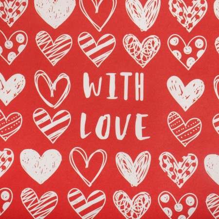 Package Crafts "With Love", von Red, 50 x 70 cm-1