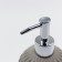 Joy Home liquid soap dispenser, ceramics, gray corrugated
