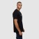 T -shirt male, black color/print mix, size S