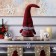 LED figure "Dwarf in a red cap" 13 × 58 × 8 cm, textiles, batteries AG10x3, glow warm white