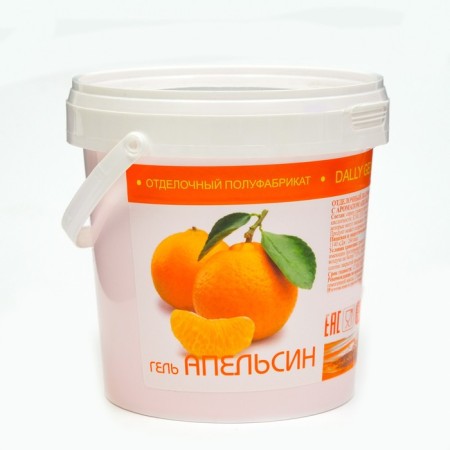 Gel confectionery mirror Dally gel orange