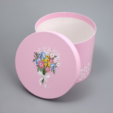 Set of hats 3 in 1, gift packaging, “bouquets”, 16 x 16 x 14–20 x 20 x 17 cm-8
