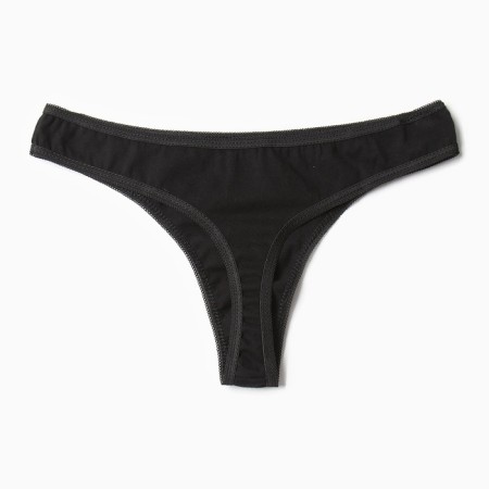 Cowards women's thongs, black color, size 48-2