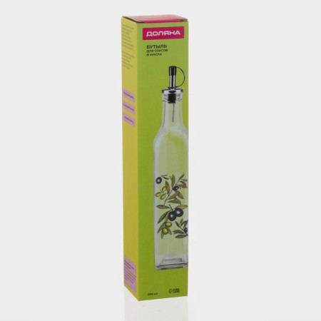 Glass bottle for sauces and oils of the olive, 500 ml, 6 × 29 cm-6