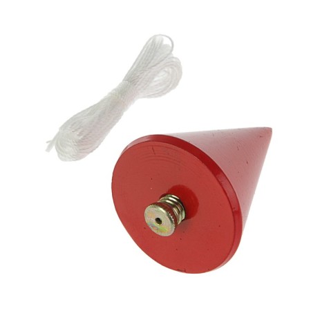 Conical plumb line "Remocolor", 300 g, steel, cord 5 m-1