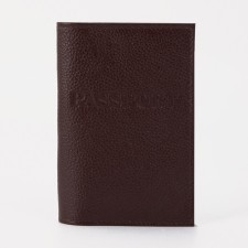 Cover for passport, color, cappuccino