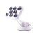 The phone holder for the windshield and the Skyway panel, on the suction cups, white