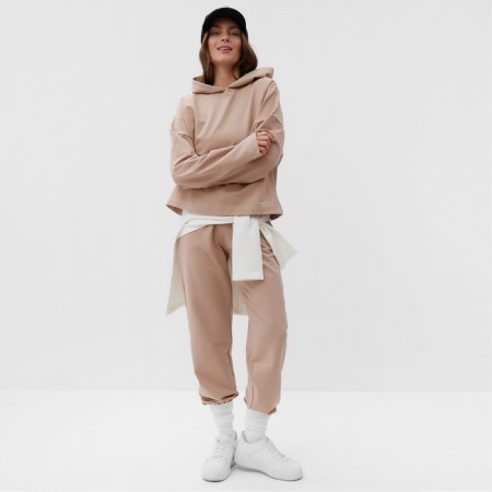 Women's costume (sweatshirt and trousers) Mist, p. 40-42, beige-2