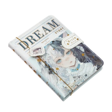 Gift notebook, A6, 96 sheets, color block, with a knife, PVC cover, "Anime", mix-5