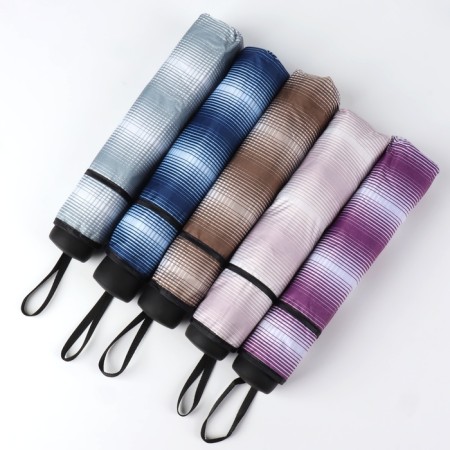 Mechanical “Illusion” umbrella, eponge, 4 addition, 8 knitting needles, r = 48 cm, color mix-3