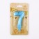 Candle in the Cake "Fine", number "7", blue metallic, 6.5 cm
