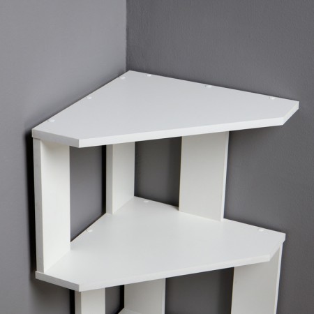 Corner rack 380x380x1563 cm, white-2