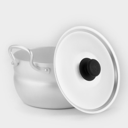 Aluminum pan, 1.7 l, metal cover-1
