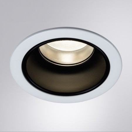 Pointed-built lamp Arte Lamp Scroll A3311PL-1WH, LED, 7 W, 6.3x6.3x7.5 cm, white, black-1