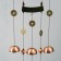 Music of wind metal "arcs" 6 bells 80 cm