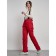 Semi -combinezone ski insulated female winter, size 50, red color