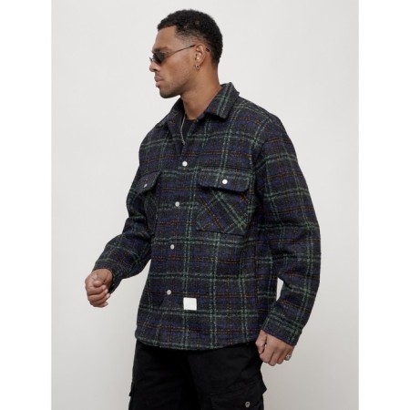 Male windbreaker, size 52, green color-1
