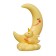 The nightlight "Moon and unicorn" LED from batteries yellow 5.5x10x14 cm Risalux