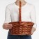 A set of baskets, 3 pcs, 36x14/39 cm, 30x12/34 cm, 23x8/25 cm, brown IV