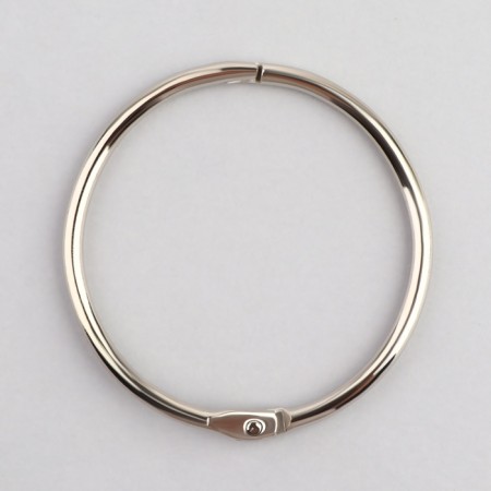 Palette for varnishes on a ring, 50 nails, oval shape, transparent color-4