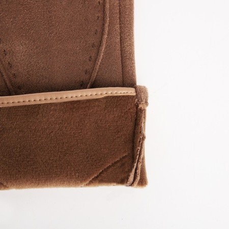 Gloves are female, dimensionless, without insulation, beige color-2