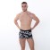Panties Men's panda boxers, color gray melange, size 48