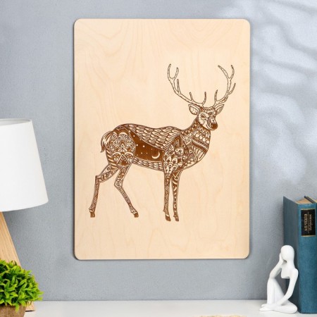 Panel wall "Deer" 360 x 480 mm