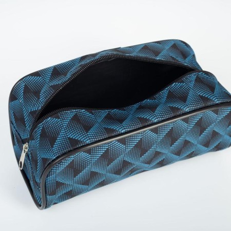 Lightning cosmetic bag, blue color-2
