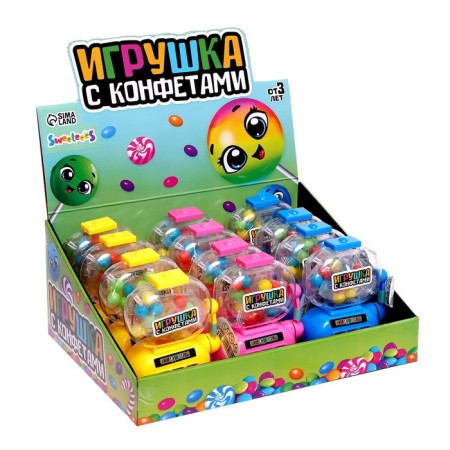 Toy with sweets "slot machine", mix-5