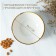 Porcelain salad Magistro "Cerera", 1.1 l, 18.5 × 7.5 cm, brown color