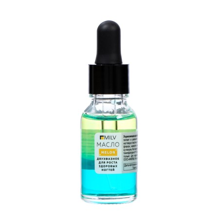 Nail oil strengthening Milv two -phase Melon, 15 ml-1