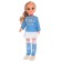 Doll "Anastasia. Snowflake "with a sound device