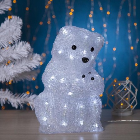 LED figure "Lear" 22 × 30 × 22 cm, acrylic, 40 led, 220 V, glow of white
