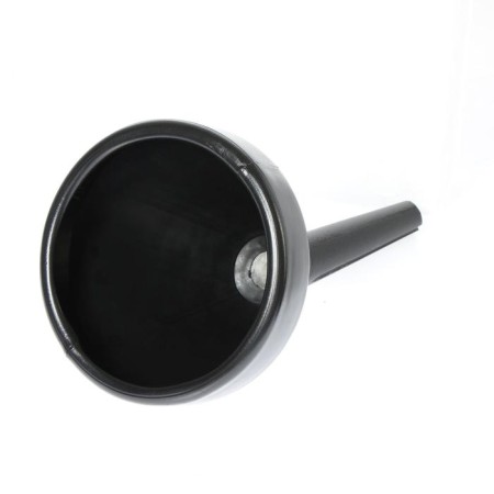 Funnel for fuel and lubricants top auto, with a grid, black, d 16 cm, h nose 16 cm-1