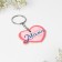 Gift set "best mom", magnet + keychain, 10 x 19 cm.