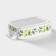 Form for baking of heat -resistant ceramics rectangular shade "lemon", 27 × 15 cm, white color