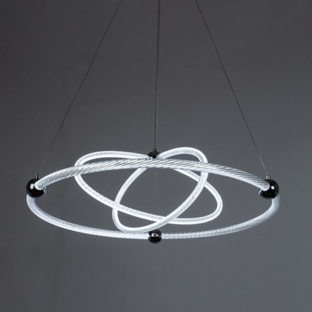 Suspension chandelier Arte Lamp Harley A2196SP-3CC, LED, 75 W, 80x80x120 cm, 9000 lm, remote control, chrome-3