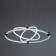 Suspension chandelier Arte Lamp Harley A2196SP-3CC, LED, 75 W, 80x80x120 cm, 9000 lm, remote control, chrome