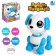 Robot dog “Peteum” IQ BOT, interactive: with sound recording, reacts to claps, sound, light, batteries, purple