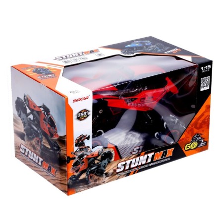 Radio-controlled car "Jeep-Akobat", 4WD all-wheel drive, movement in all directions, red color-5