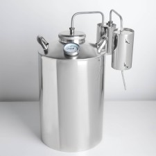 Distiller, 25 l, throat 10 cm, thermometer, valve