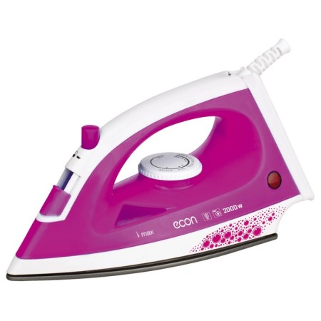 Iron ECON ECO-BI2001, 2000 W, ceramic sole, 100 ml, pink